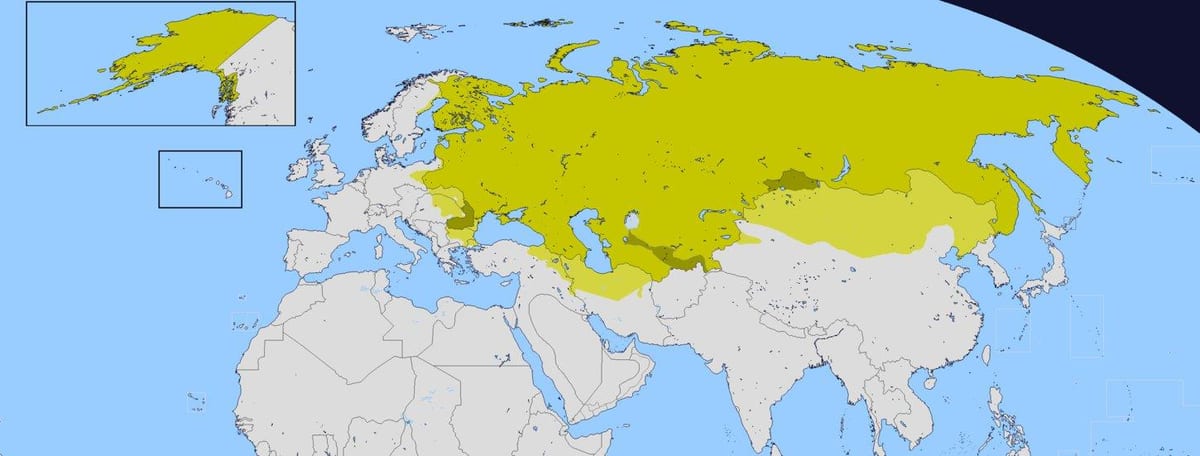 mappa dell'impero russo