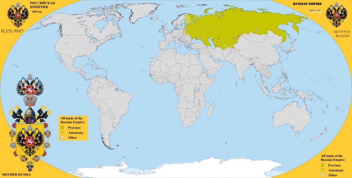 La Russia sulla mappa