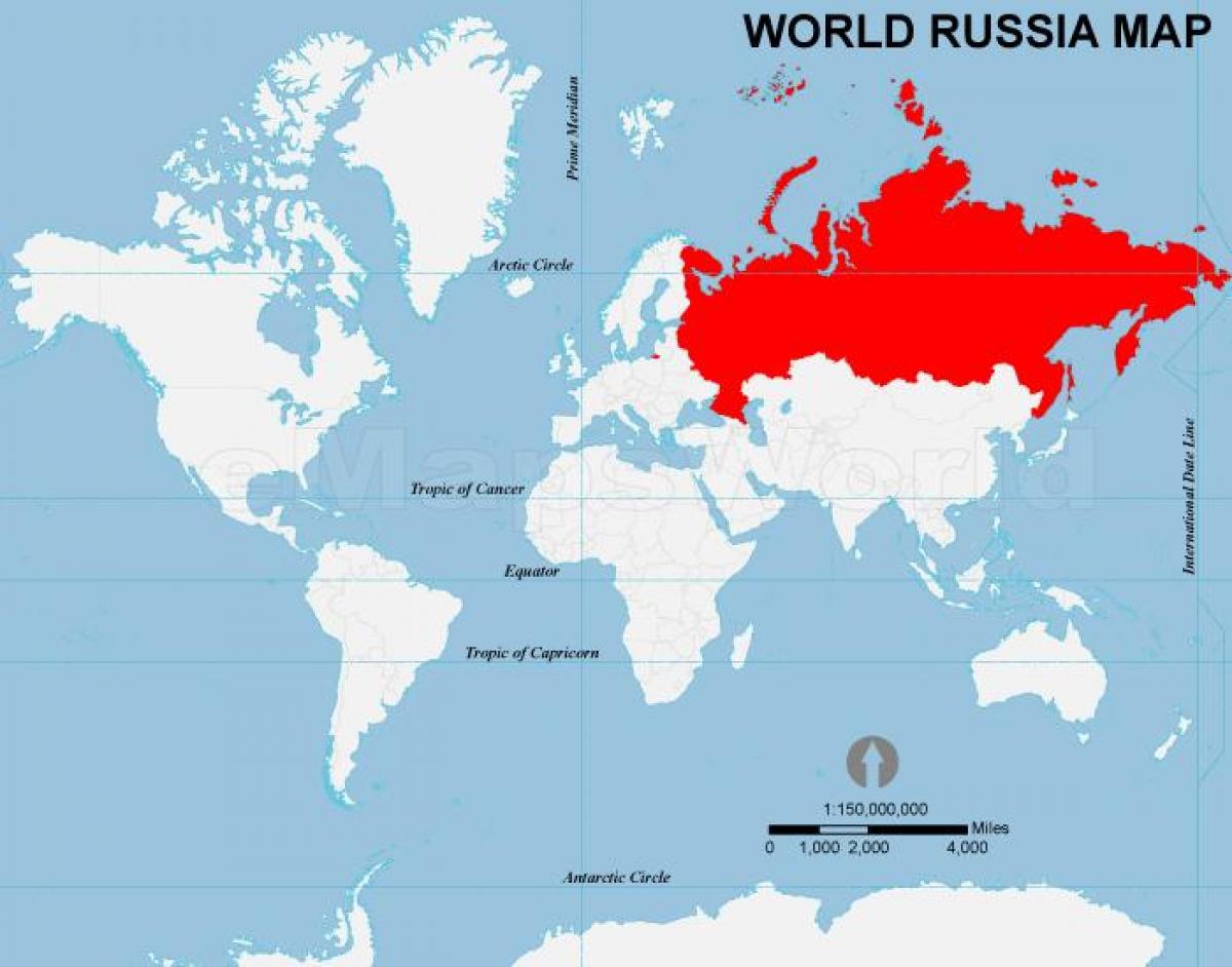 Russia mappa di localizzazione