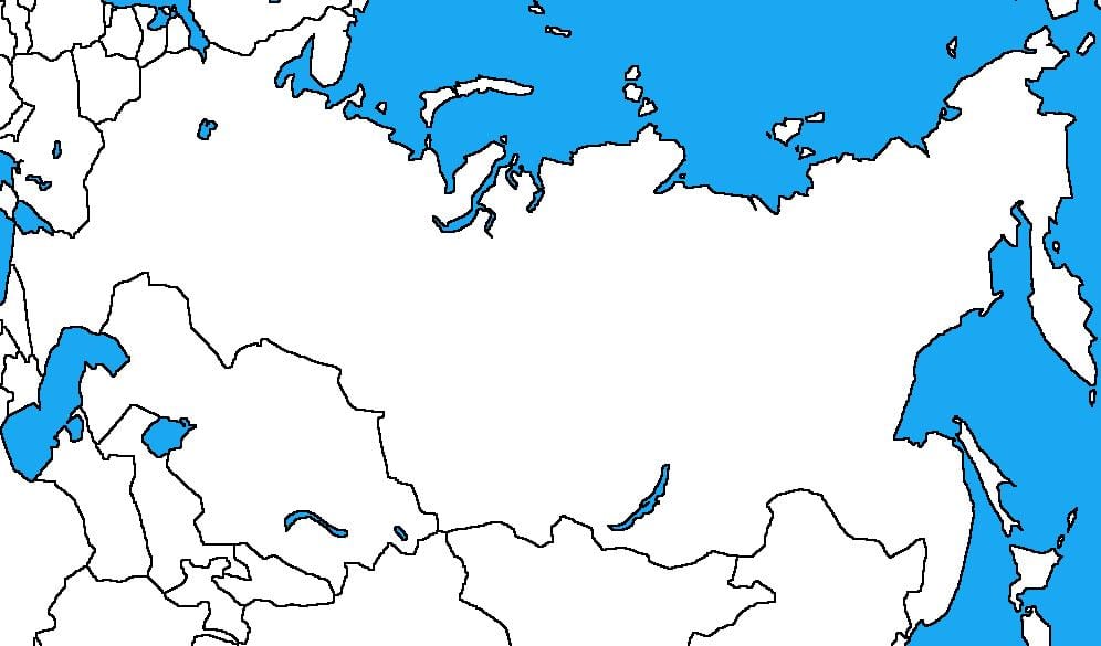 Russia mappa vuota