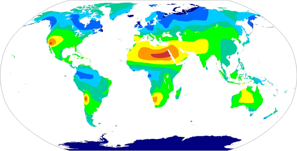 mappa della Russia sole