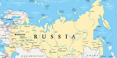 Russia capitale mappa