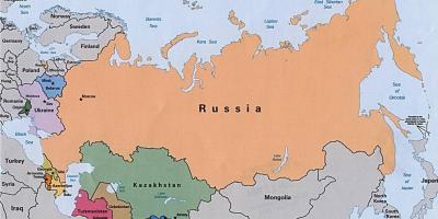 Continente russo mappa