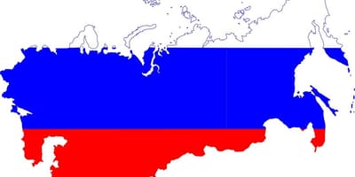 Russia mappa bandiera
