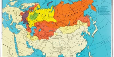 Mappa della Russia 1914