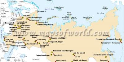 Russia aeroporto mappa