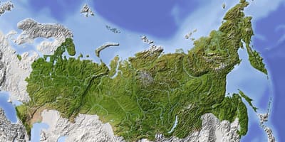 Mappa satellitare Russia
