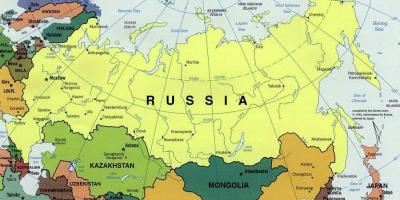 Mappa di Russia e paesi limitrofi